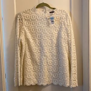 J McLaughlin lace top Size X large brand new